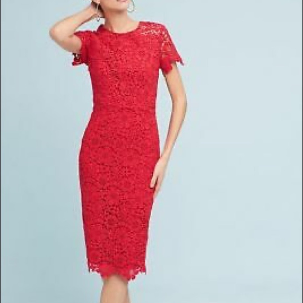 Anthropologie Shoshanna Laced Dress